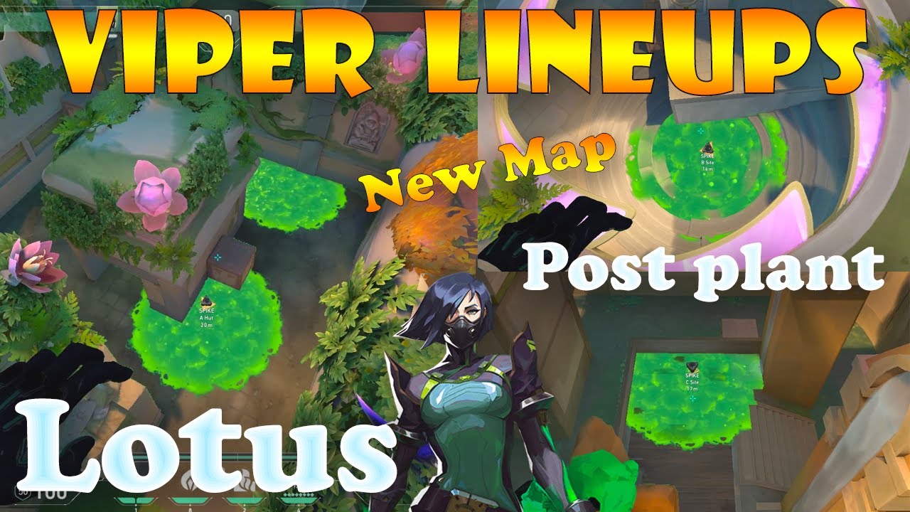 Top 15 New Map Lotus Viper Post Plant Lineups | Viper Lineups Lotus ...