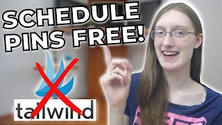 How to Schedule your pins FOR FREE! - WITHOUT TAILWIND! // Pinterest Marketing