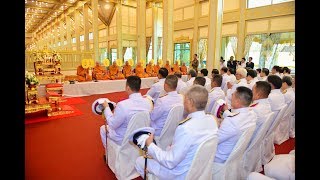 พิธีทำบุญตักบาตรอุทิศถวายเป็นพระราชกุศล และพิธีบวงสรวงการรื้อถอนย้ายพระเมรุมาศ