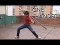 Giant sword - Fencing with one hand