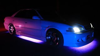 My JZX gets retro under body glow lights