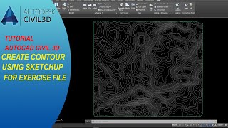 Autocad Civil 3D Membuat Kontur Dari Sketchup Untuk File Latihan