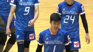 【Vリーグ公式】2020/02/01 ハイライト #大分三好ヴァイセアドラー vs #VC長野トライデンツ