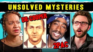 Adults React To Unsolved Mysteries (D.B. Cooper, Bigfoot, Tupac Shakur)