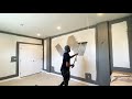 How to paint a wall fast