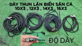 DÂY THUN TRÒN TO THỢ LẶN BẮN CÁ LẶN BIỂN ĐỦ KÍCH CỠ SIÊU TO VÀ ĐẶC RUỘT