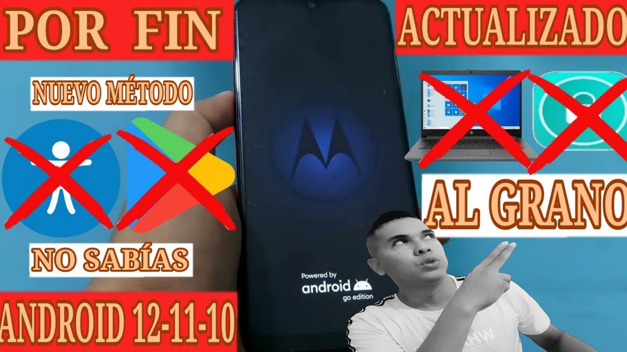 Eliminar Cuenta Google Motorola Moto Android 12-11-10 / Moto Frp Bypass ...