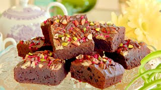 [Easy] How to make moist and rich brownies