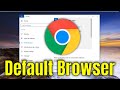 How To Make Google Chrome Default Browser In Windows 10