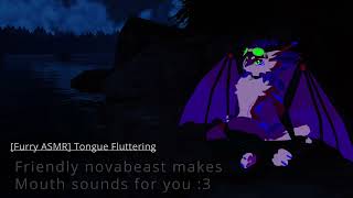 [Furry ASMR] Tongue fluttering noises