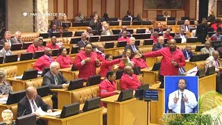 Breaking News | EFF Disrupts Gigaba's Budget Speech