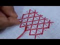 স্পাইডার ওয়েব ডিজাইন spider web design hand embroidery style