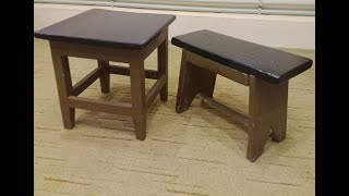 Renovation of grandma's wooden stools from 1960s. Відновлення дерев‘яного стільця бабусі з 1960х.