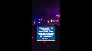 Fallen detectives honored with procession from coroner's office to Lancaster County