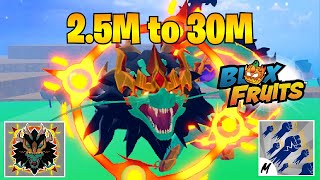 Bounty Hunting With Dragon EAST 2.5M To 24M  - Blox Fruit