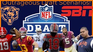INSANE!! Chicago Bears Mock Draft Scenarios in the 2024 NFL Draft!