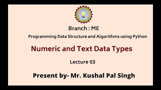 Programming Data Structure and Algorithms Using Python | AKTU Digital Education