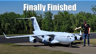Building a GIANT RC C-17 Globemaster/ Paint and landing gear