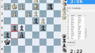 Chess World.net: LIVE Blitz #1638 vs Brel (IM) 2435 - Réti opening (A30) (Chessworld.net)