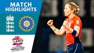 SEMI FINAL 2 | England v India | Women's #WT20 2018 - Highlights