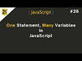 #25 Master JavaScript Variables in One Epic Statement | #JavaScript #webdevelopment #python