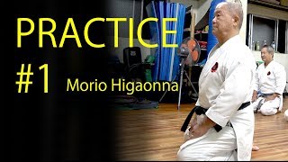 Morio Higaonna's Karate practice #1  | STRECHING | 東恩納盛夫先生の鍛錬その１