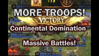 Iron Throne - Continental Domination with MORE TROOPS! HUGE Change Makes AWESOME Battles