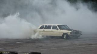 Mercedes burnout Arvidsjaur