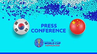 Korea v China - Press Conference | FIBA Women's Basketball World Cup 2022