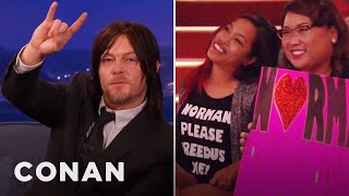 Norman Reedus Loves To Lick People | CONAN on TBS