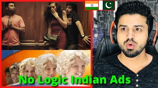 Reacting to No Logic Funniest Indian Ads Extreme| Reaction Vlogger