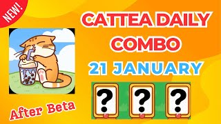 CATTEA Daily Combo 21 January | CATTEA Today Combo | CATTEA New Combo Today |21 January CATTEA Combo