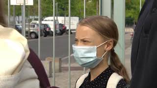 WATCH: Greta Thunberg meets with German Chancellor Angela Merkel