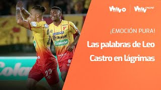 "Pasé un momento difícil en Medellín y trabajé muy duro" Leonardo Castro al ser campeón con Pereira