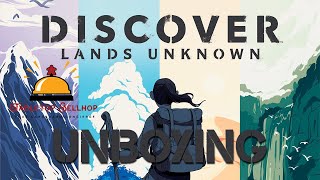 Discover Lands Unknown Unboxing, A spoiler free look at my unique copy of Discover Lands Unknown