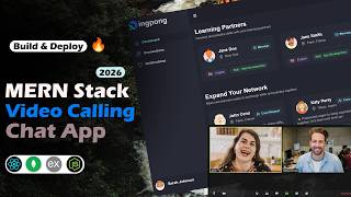 MERN Stack Video Calling App React, Mongodb, Express, Node.js - Build and Deploy Realtime Chat App