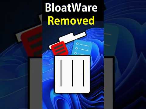 No App/Script Required! Removing Bloatware! #Windows11 #Bloatware #TechTips #OptimizePC