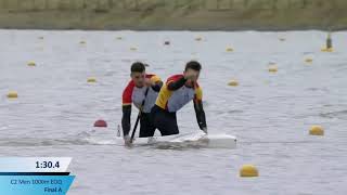 c2 Men 1000m Final A 2021 Canoe-Kayak Sprint European Olympic Qualifier Szeged Hungary/Day 2:Finals