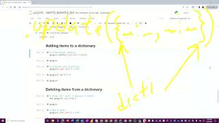 CEIS110 Python dictionaries - Add and delete items