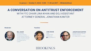FTC Chair Lina Khan and DOJ Assistant Attorney General Jonathan Kanter on antitrust enforcement