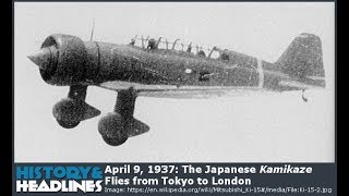 April 9, 1937: The Japanese Kamikaze Flies from Tokyo to London