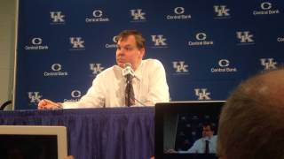 EKU Head Coach Jeff Neubauer Talks About the Loss at Kentucky