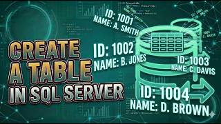 SQL Server: How to Create Your First Table