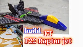 How to Make an RC FT F22 Jet / F22 මේ කුඩා ජෙට් එක හැදුව විදිය