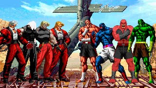 [KOF Mugen] Rugal Team vs Sagat Team