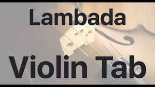 Learn Lambada on Violin - How to Play Tutorial