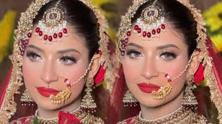 Pakistani bridal makeup by @Manveenmakeovers#pakistanimakeup #muslimbride #makeup #makeuptutorial