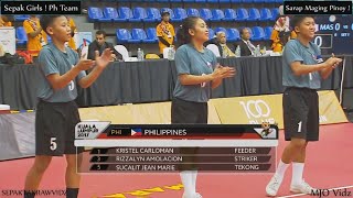 Sepak Takraw - Sepak Girls Ph Team ! Highlights !