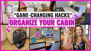 10+ CLEVER WAYS TO ORGANIZE YOUR CRUISE CABIN in 2022 *new items we tried \u0026 love!!*