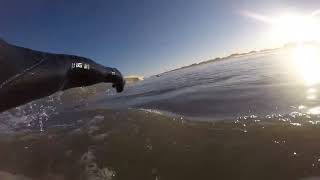 Absolutely BONKERS Virginia Beach surf 12/18/2023 5-7ft occasional 8-10ft. POV Surfing 5’9 dominator